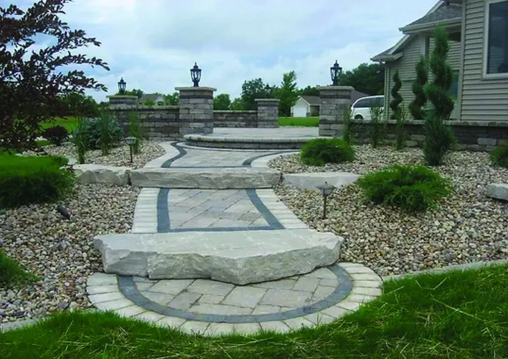 Custom residential landscaping for homes in Yatesville, GA by Estrada & Sons Landscape Service