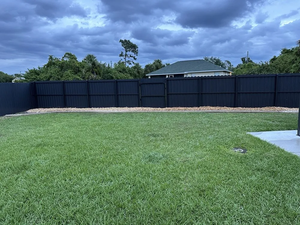Local yard cleanup service in Port Charlotte, FL by Estrada landscaping and concrete curbing