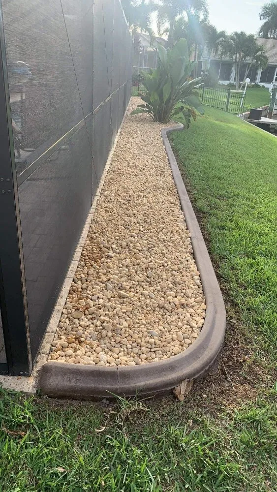 Trusted yard cleanup service near you in Port Charlotte, FL by Estrada landscaping and concrete curbing