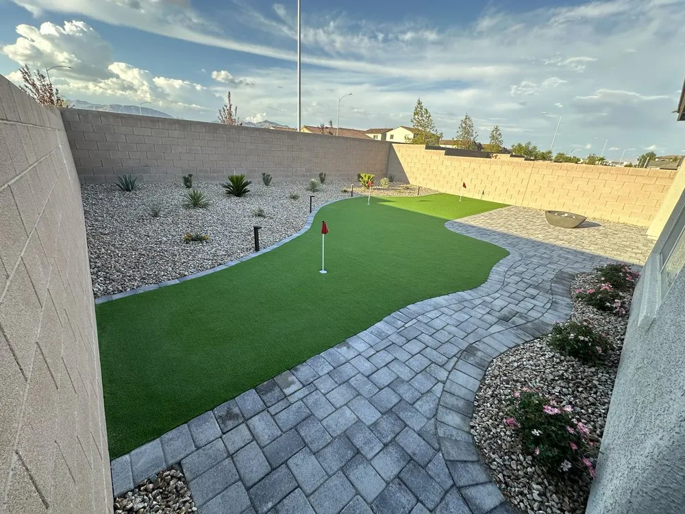 Local residential landscaping for residential properties in Las Vegas, NV by Estrada Lawn Services