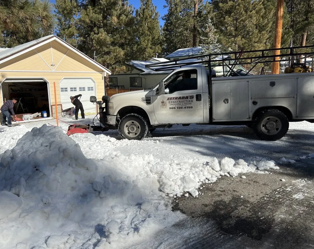 Expert yard cleanup service for homes in Big Bear City, CA by Estrada's Construction, Landscaping & Fencing