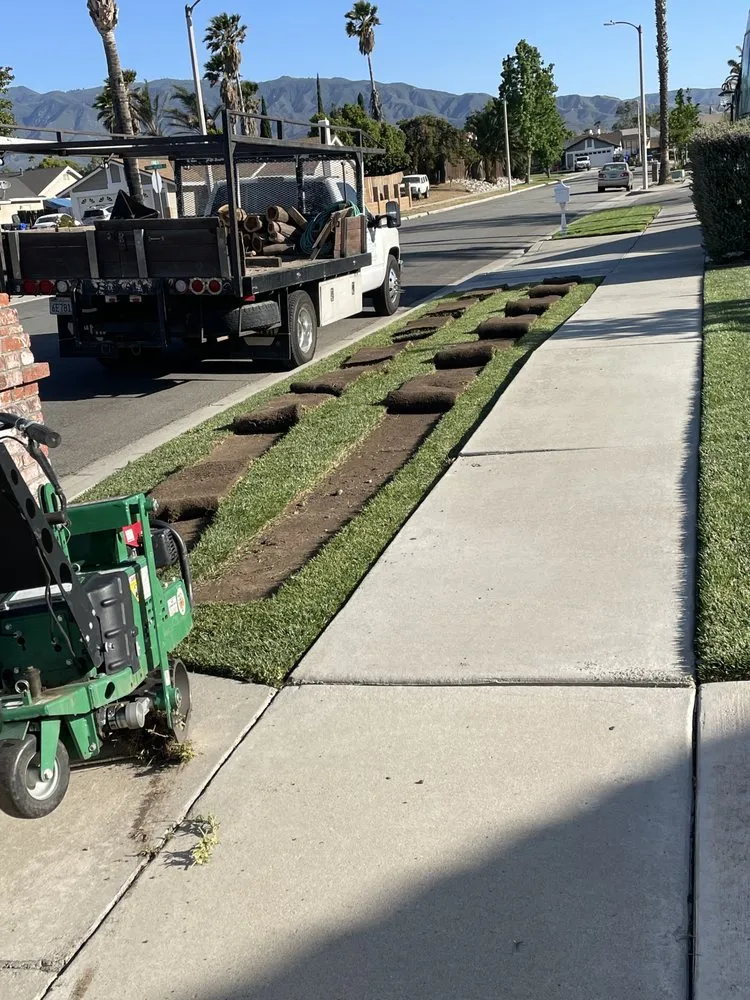 Expert lawn mowing service for residential properties across Fontana, CA - Estrada’s Landscaping