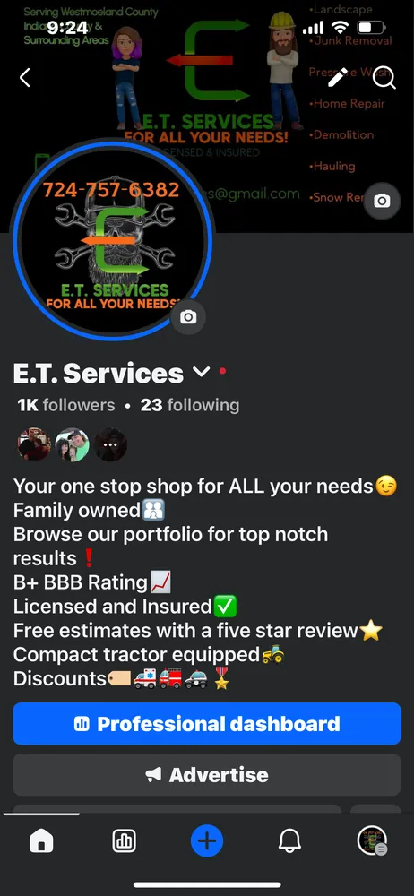 Custom residential landscaping in Derry, PA by E.T. Services