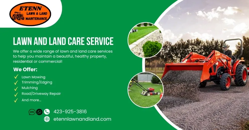 Local yard maintenance in LaFollette, TN by ETENN Lawn and Land Maintenance