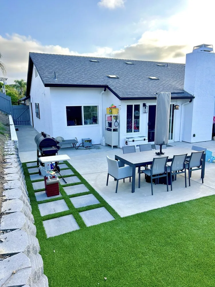 Custom landscaping services with custom design in San Diego, CA by Eternal Turf & Pavers
