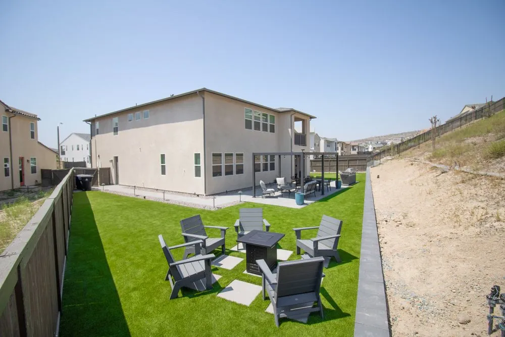 Custom garden landscaping with custom design in San Diego, CA by Eternal Turf & Pavers