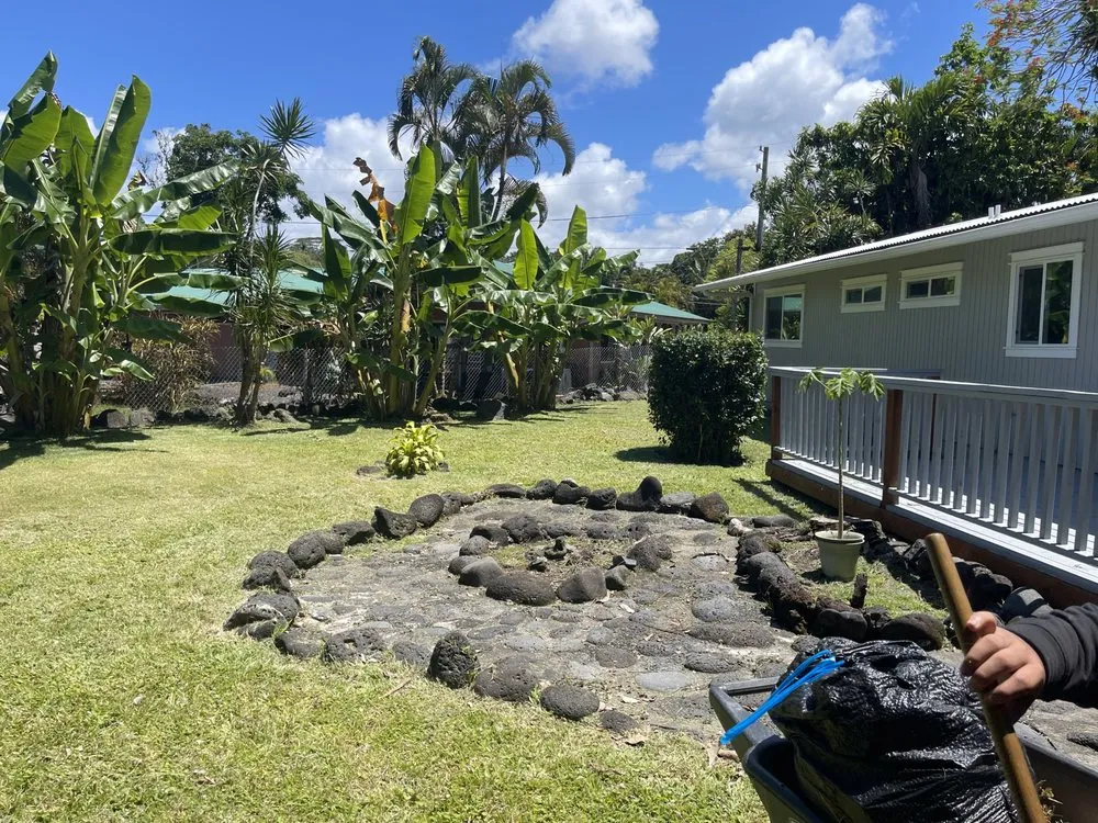 Custom landscape design in Keaau, HI - Eternal Yard Works