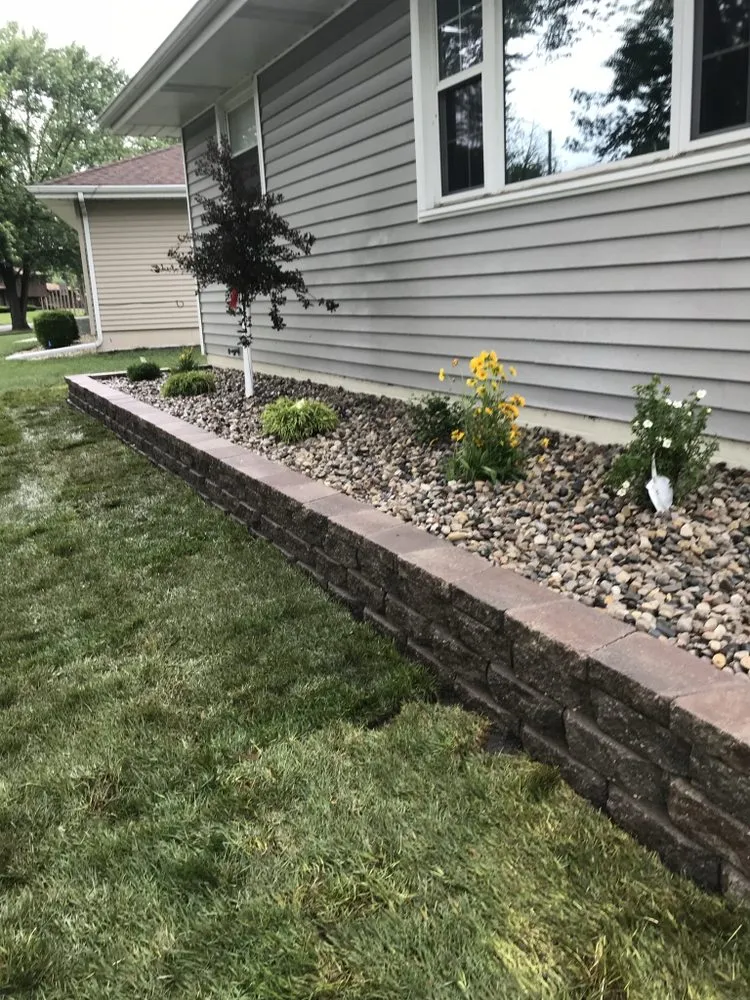 Custom yard cleanup service with custom design in Hammond, IN by Ethan's Landscaping & Brickpaving