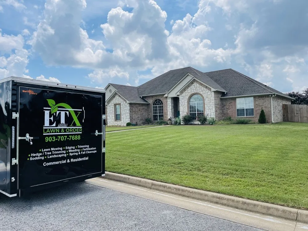 Expert lawn mowing service for residential properties across Tyler, TX - ETX Lawn & Order