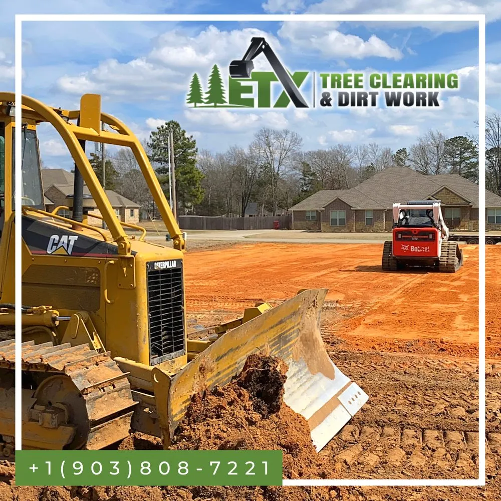 Custom yard cleanup service for homes across Longview, TX - ETX Tree Clearing & Dirt Work
