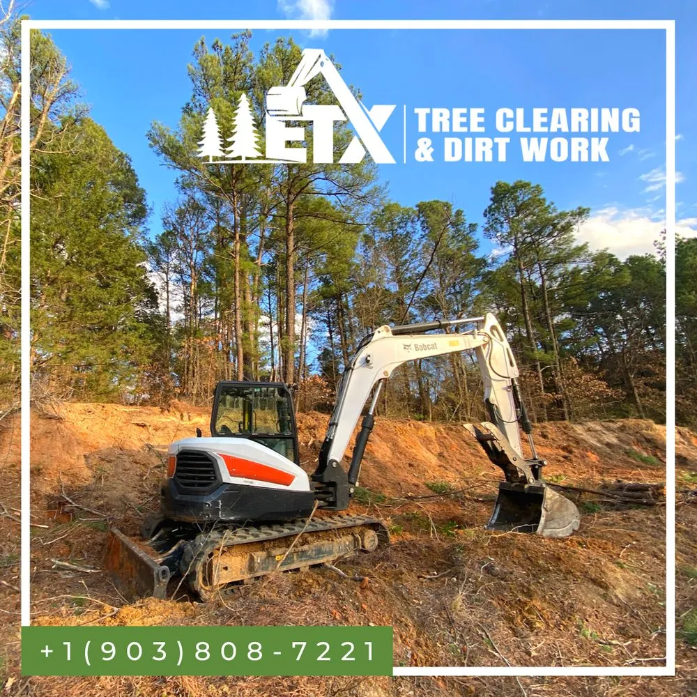 Custom outdoor landscaping for homes in Longview, TX by ETX Tree Clearing & Dirt Work