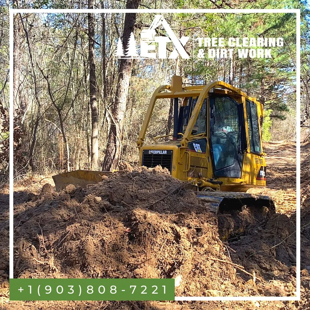 Professional garden landscaping in Longview, TX - ETX Tree Clearing & Dirt Work