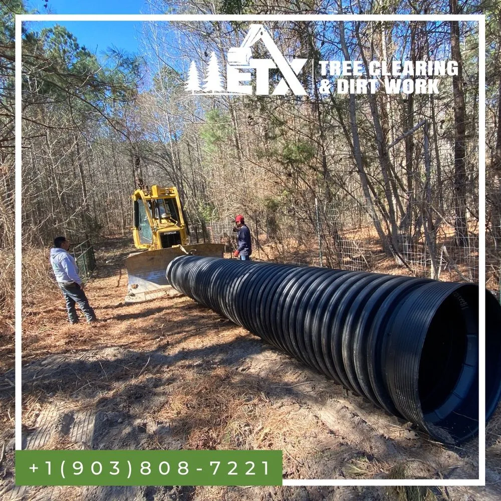 Trusted landscape installation experts serving Longview, TX - ETX Tree Clearing & Dirt Work