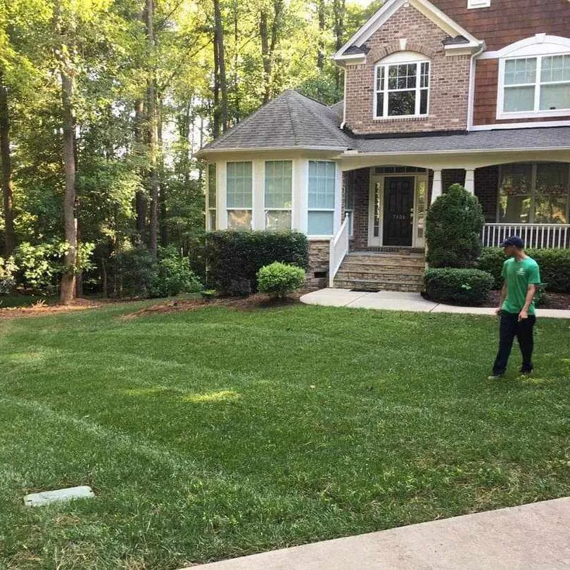 Custom residential landscaping in Spring Lake, NC by Eubankslawncare