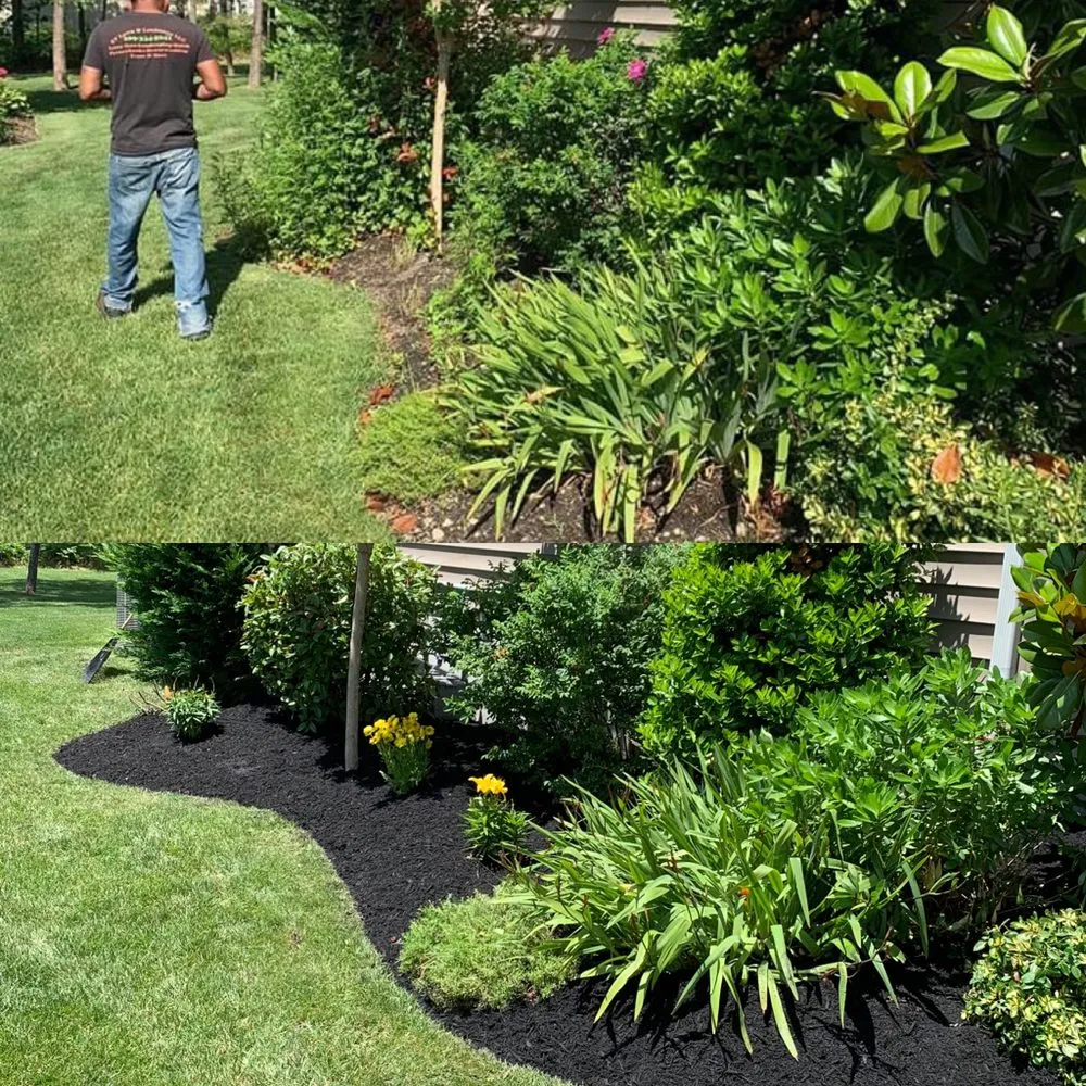 Custom residential landscaping in Pleasantville, NJ by EV Lawn & Landscape