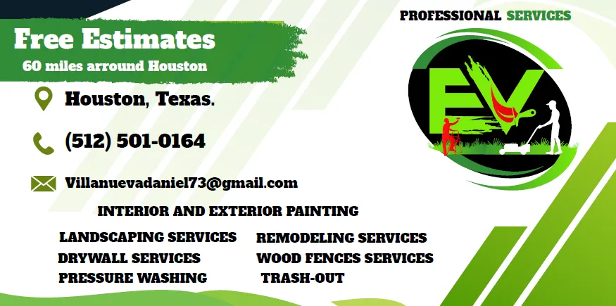 Affordable lawn mowing service for homes in Rosharon, TX by Ev professional servicies