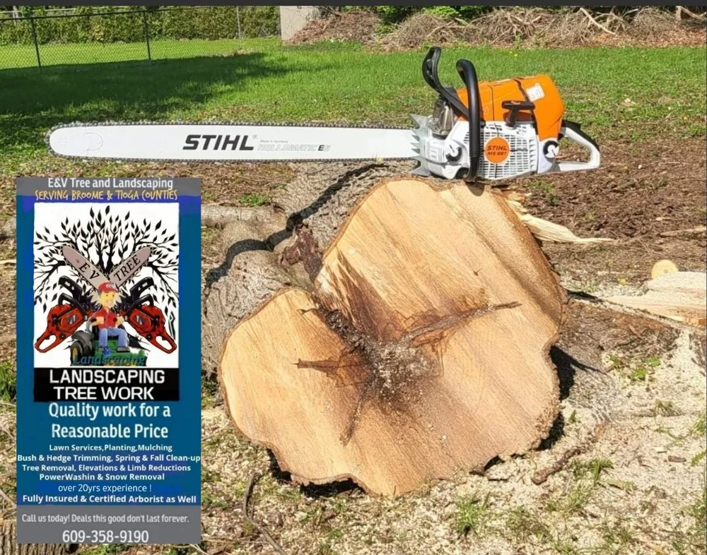 Professional landscape installation experts serving Apalachin, NY - EV Tree & Landscaping