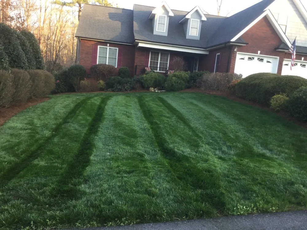 Local lawn mowing service for residential properties across Hickory, NC - Evan Hefner Landscaping