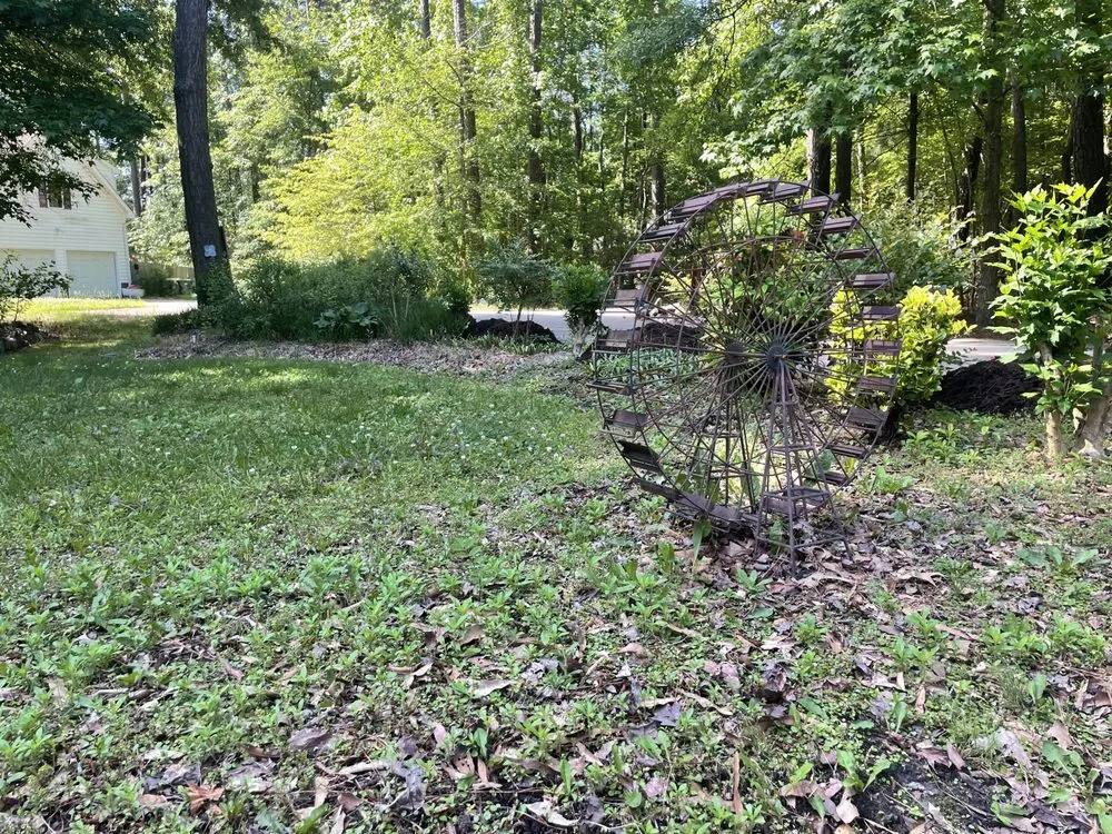 Reliable outdoor landscaping for residential properties in Tappahannock, VA by Evan's Fence and Grass