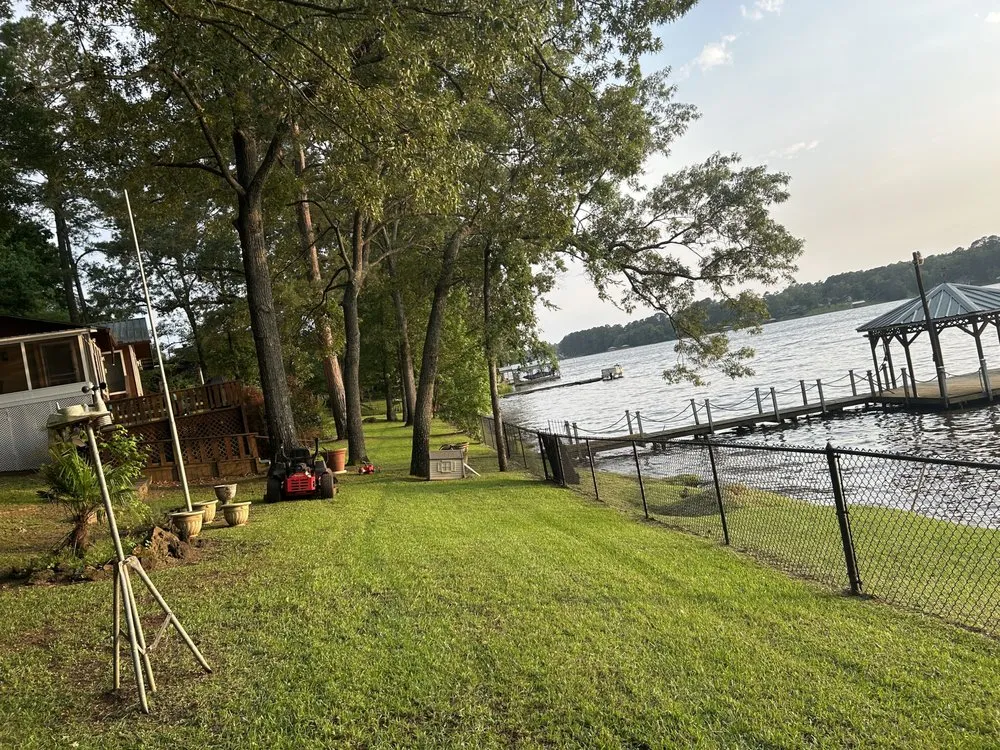 Custom residential landscaping in Longview, TX by Evans lawn care