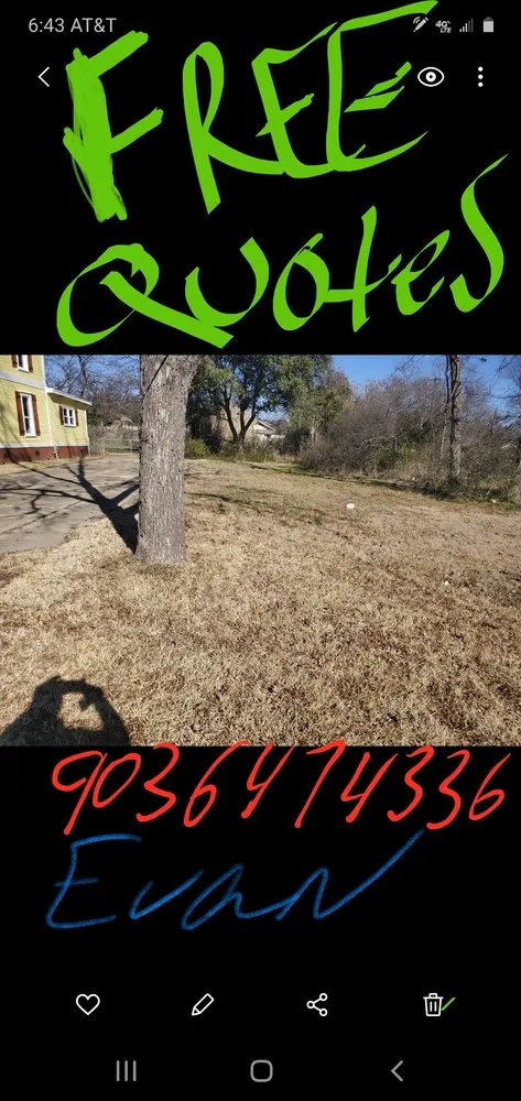 Top-rated lawn mowing service in Denison, TX - Evan's Lawn Service