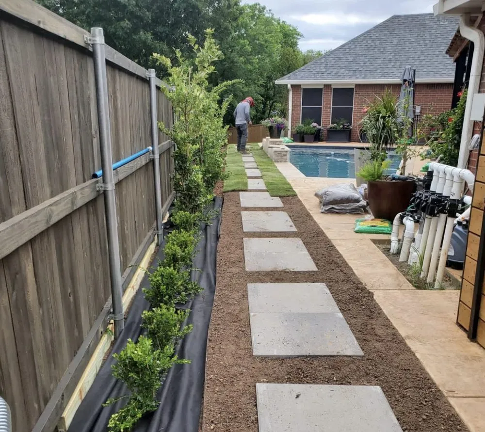 Professional lawn mowing service for beautiful yards across Irving, TX - Evelyn Landscaping