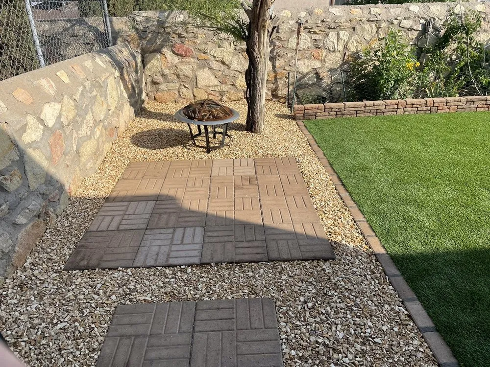 Trusted yard cleanup service with custom design in El Paso, TX by Ever grass