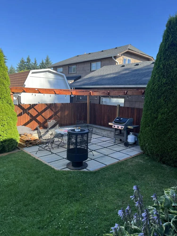 Affordable landscape installation for homes in Everett, WA by Ever-Green Landscaping