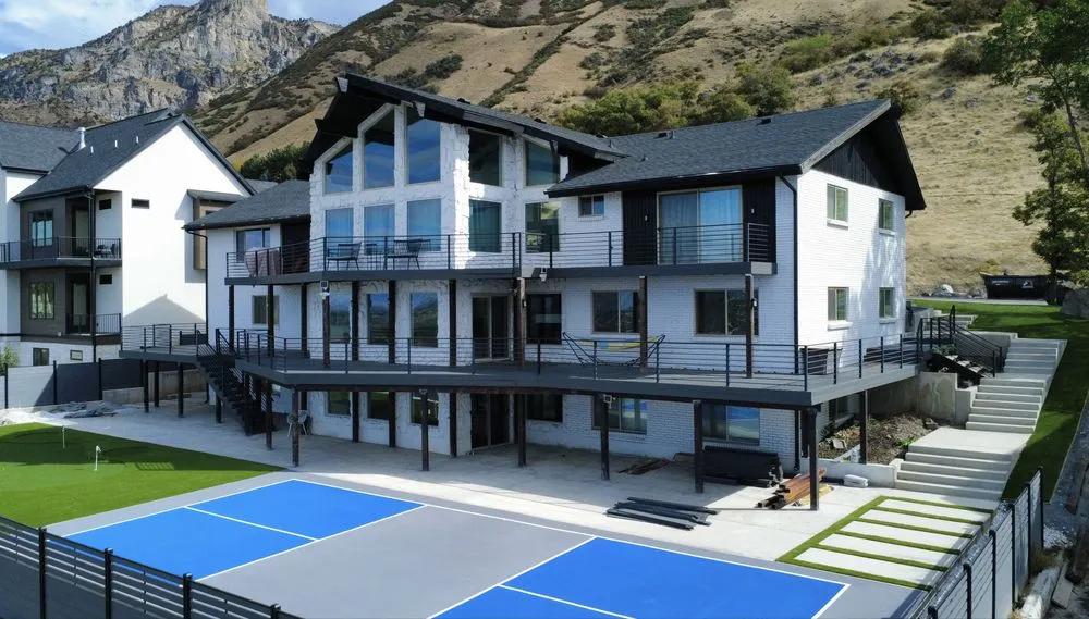 Local outdoor landscaping with custom design in West Jordan, UT by Everblade Designs