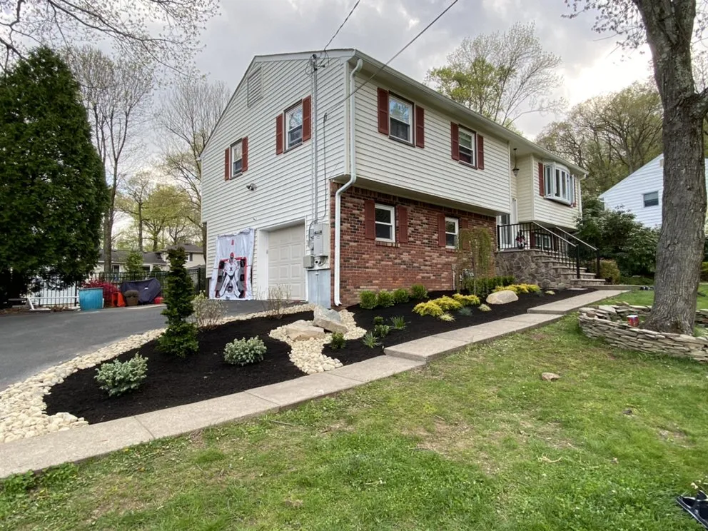 Custom lawn mowing service for outdoor upgrades in Denville, NJ by Everest Landscape Contractors