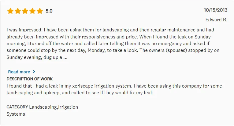 Custom landscaping services in Las Cruces, NM by Everflowers