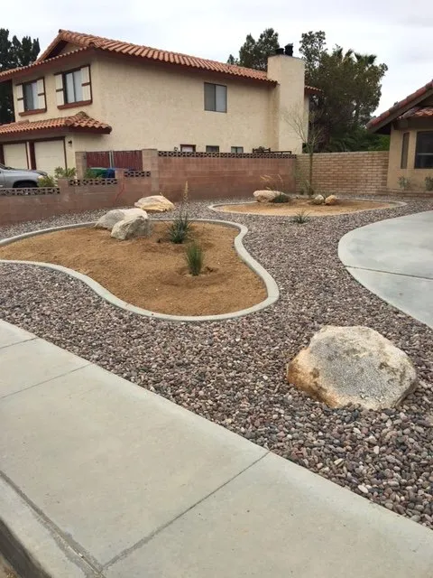 Expert garden landscaping in Ridgecrest, CA - Evergreen Construction