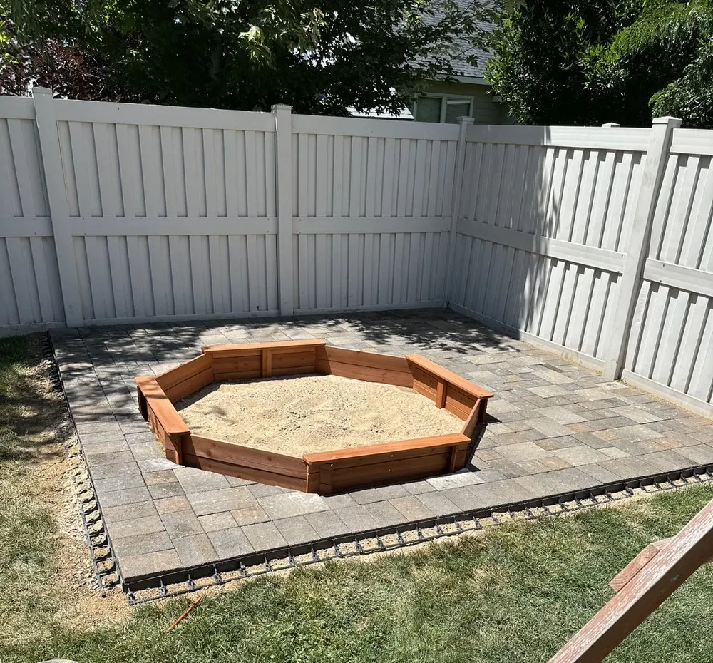 Local garden landscaping with custom design in Boise, ID by Evergreen Contracting