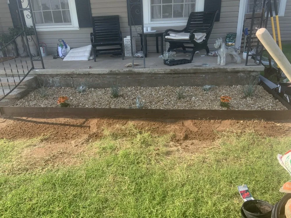 Local outdoor landscaping in Fletcher, OK - Evergreen Custom Landscaping