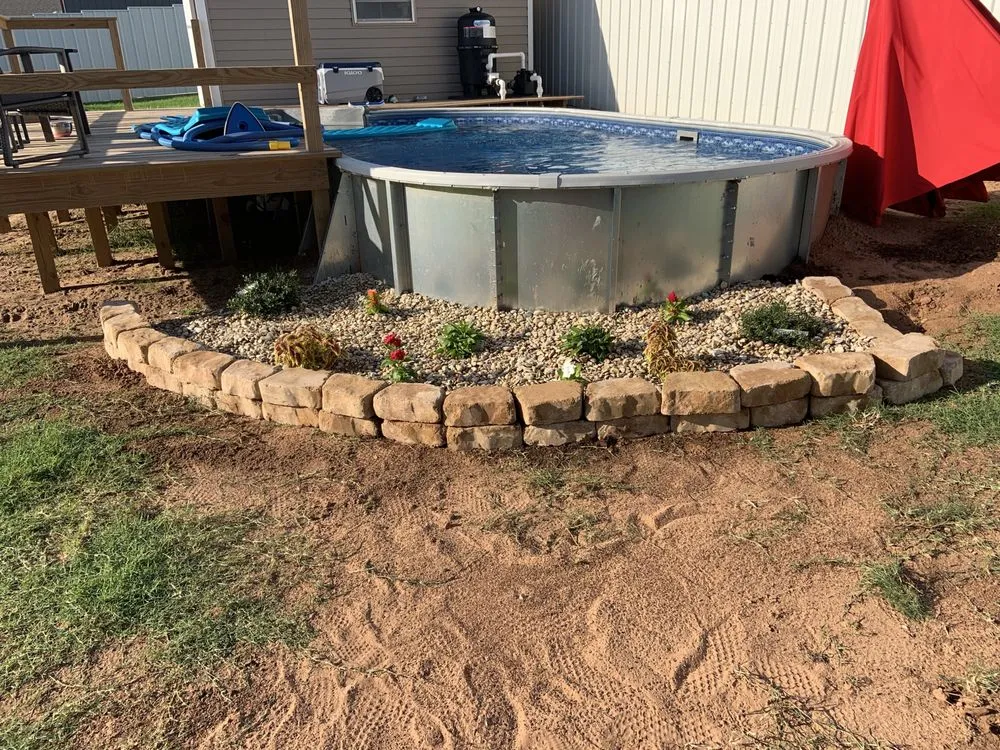 Affordable outdoor landscaping in Fletcher, OK by Evergreen Custom Landscaping
