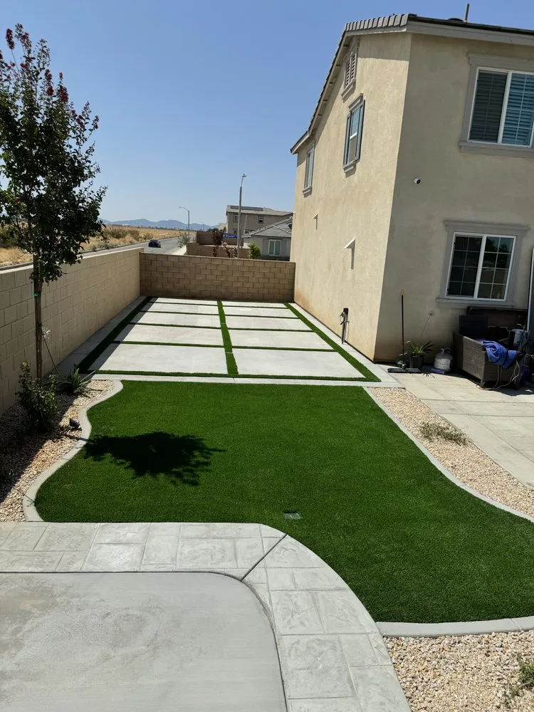 Trusted lawn mowing service for beautiful yards in Victorville, CA by Evergreen Custom Landscaping