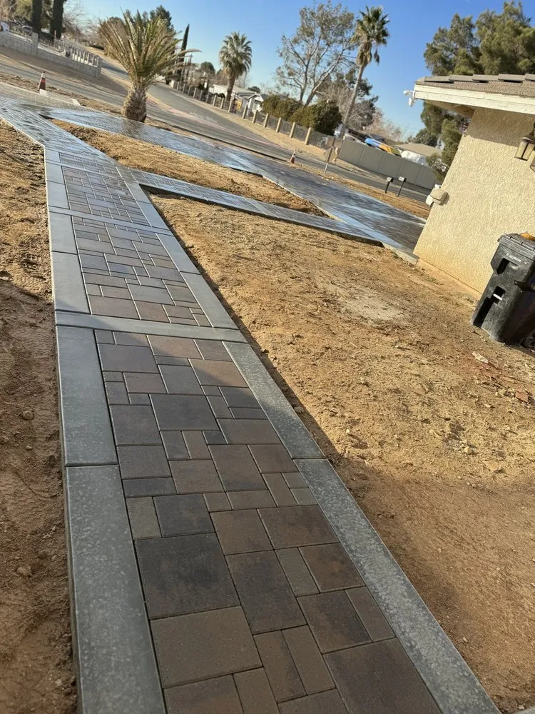 Custom landscaping services for year-round maintenance in Victorville, CA by Evergreen Custom Landscaping