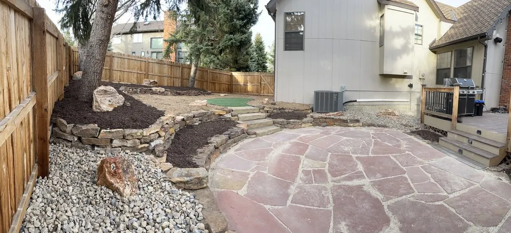 Custom residential landscaping for residential properties in Colorado Springs, CO by Evergreen Ecoscape and Design