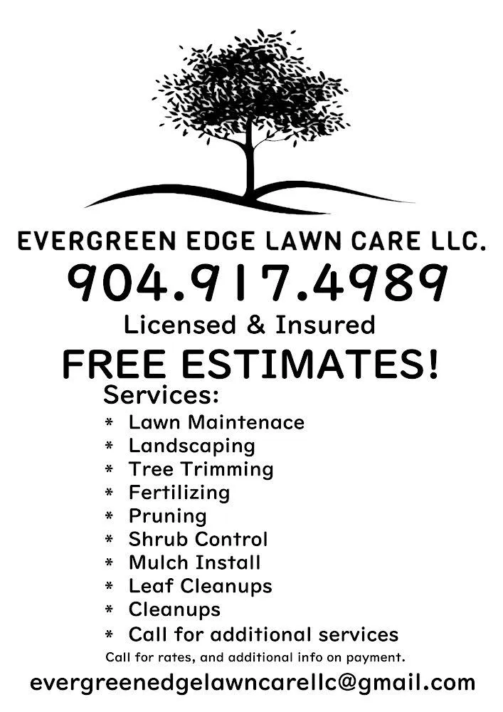 Custom yard maintenance with custom design across Orange Park, FL - Evergreen Edge Lawn Care