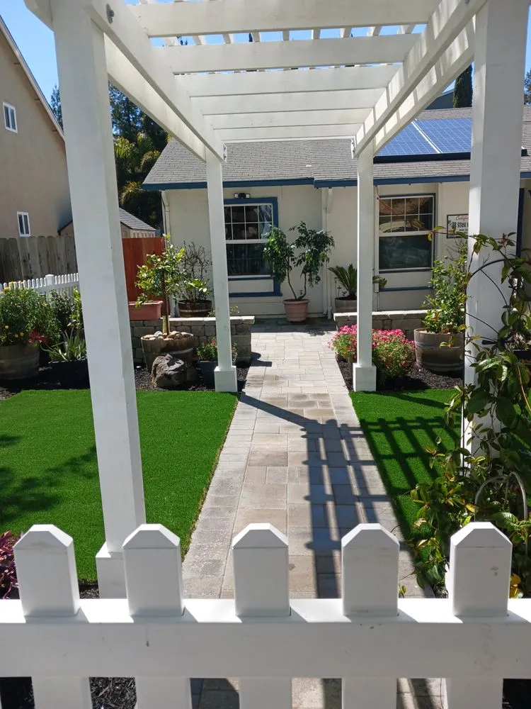 Custom landscape installation in Antioch, CA by Evergreen Garden Company