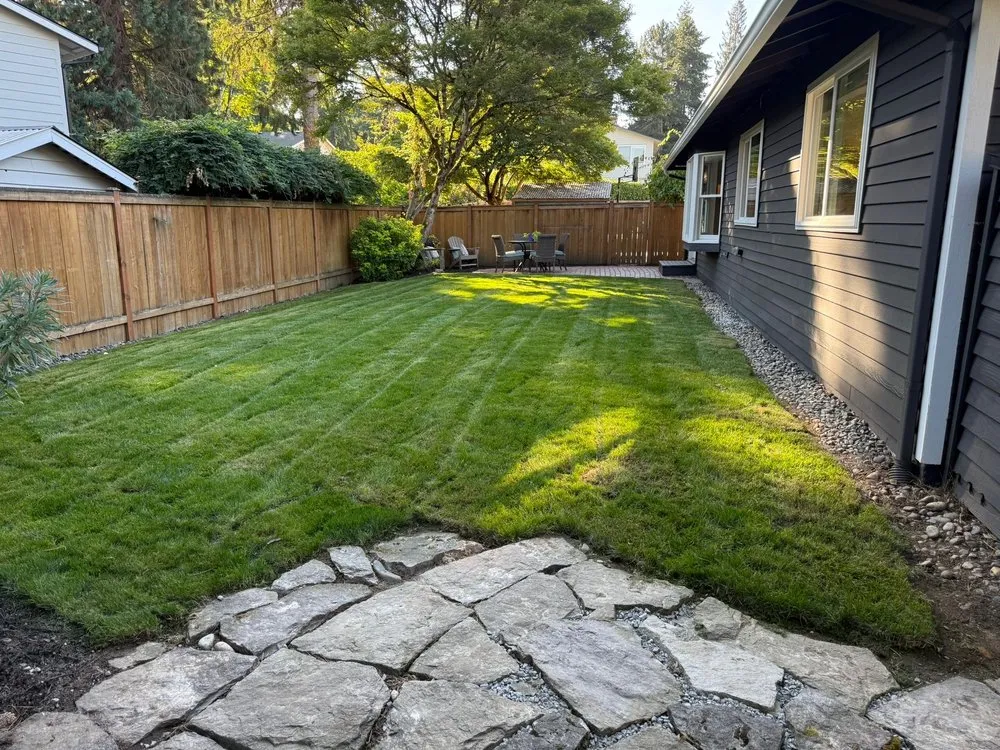 Professional landscape design in Kirkland, WA by Evergreen Garden Solutions