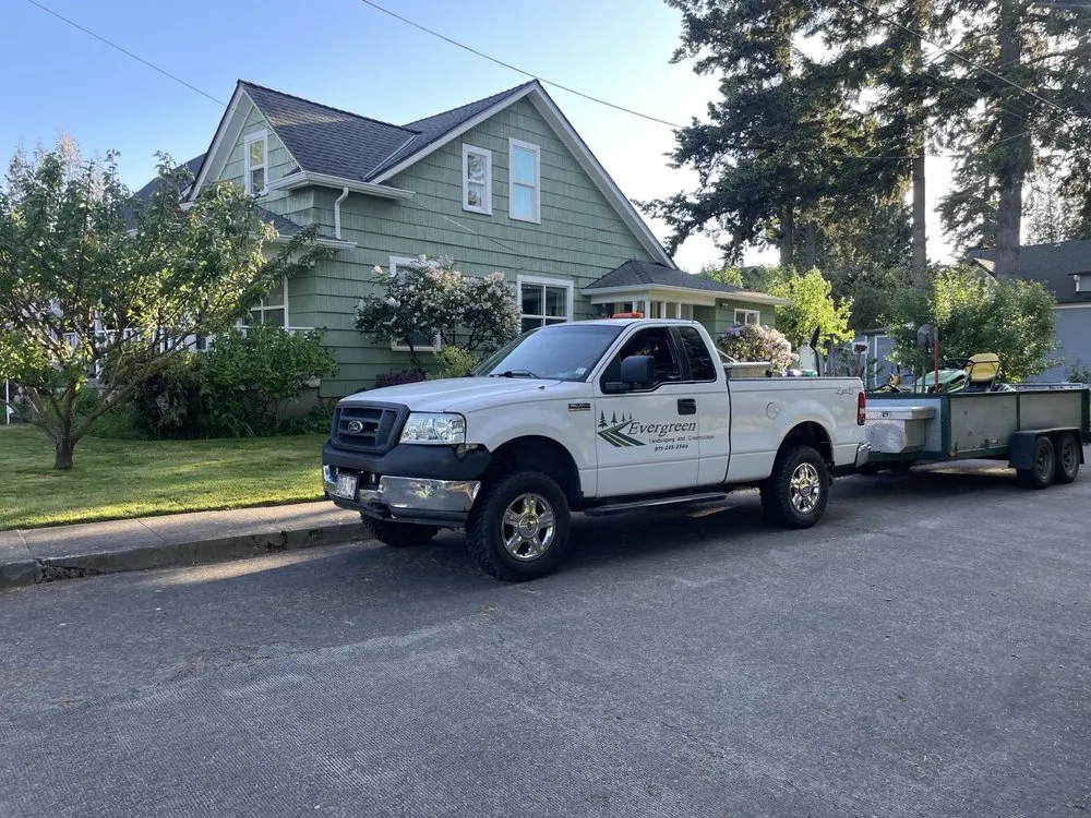 Custom landscaping services in Warren, OR by Evergreen Landscape and Construction