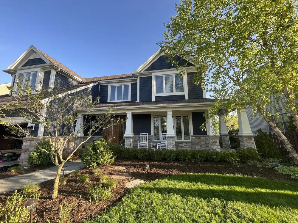 Trusted lawn mowing service in Hampshire, IL by Evergreen Landscape Associates LLC