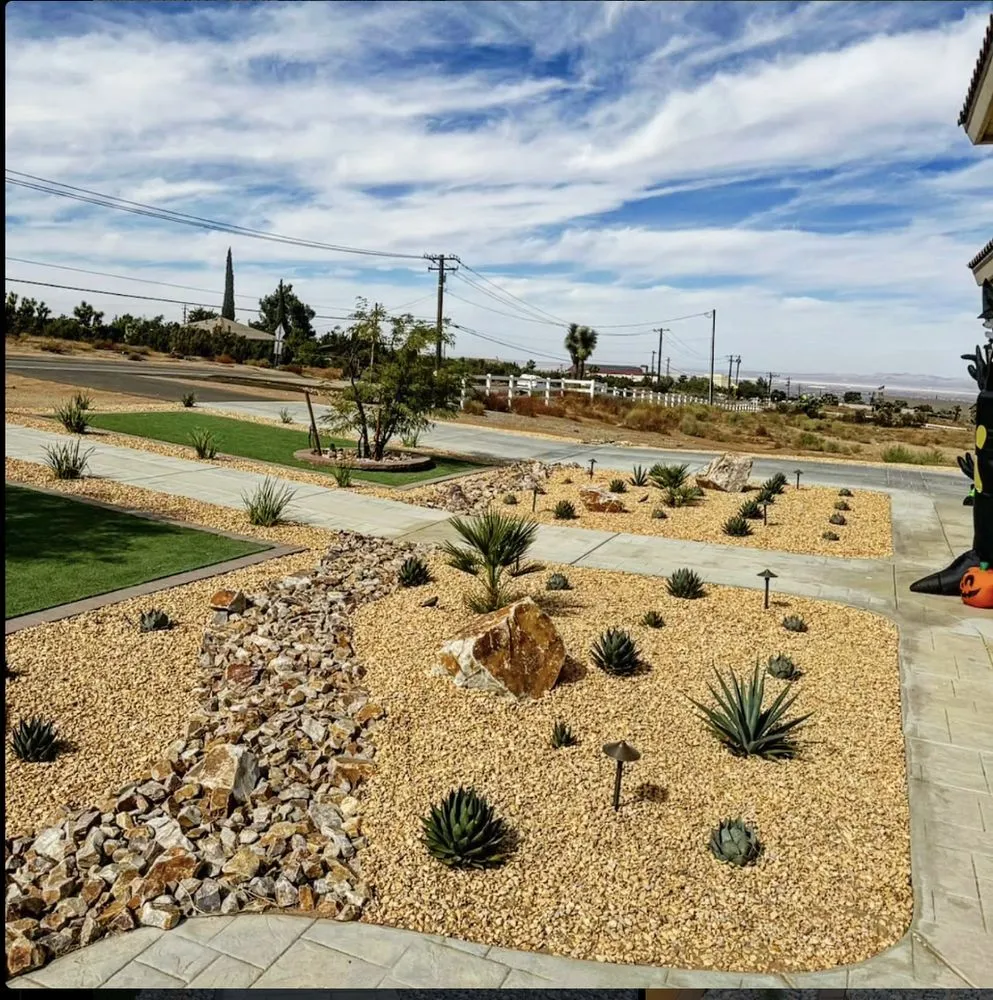 Trusted residential landscaping with custom design across Apple Valley, CA - Evergreen Landscape Development