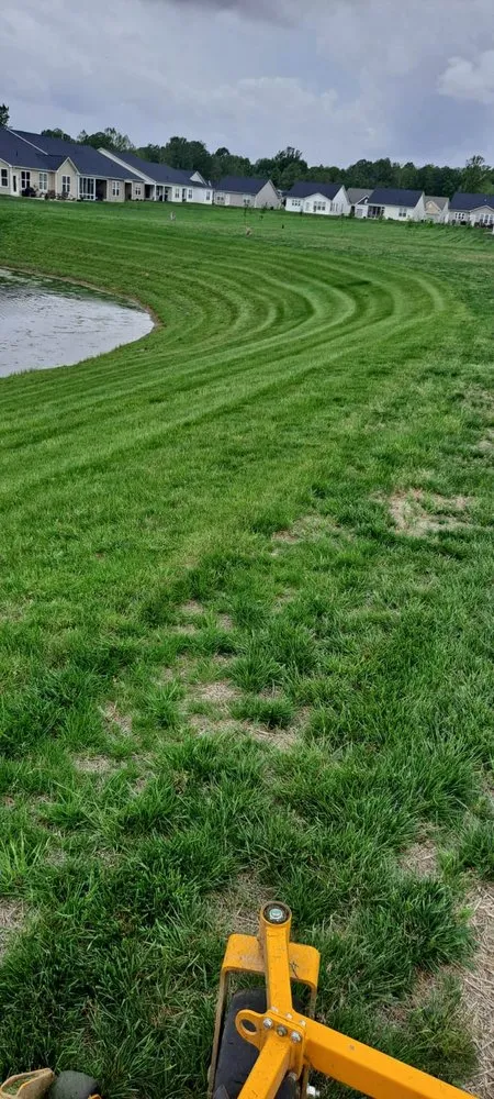 Affordable lawn mowing service for residential properties in Indianapolis, IN by Evergreen Landscape