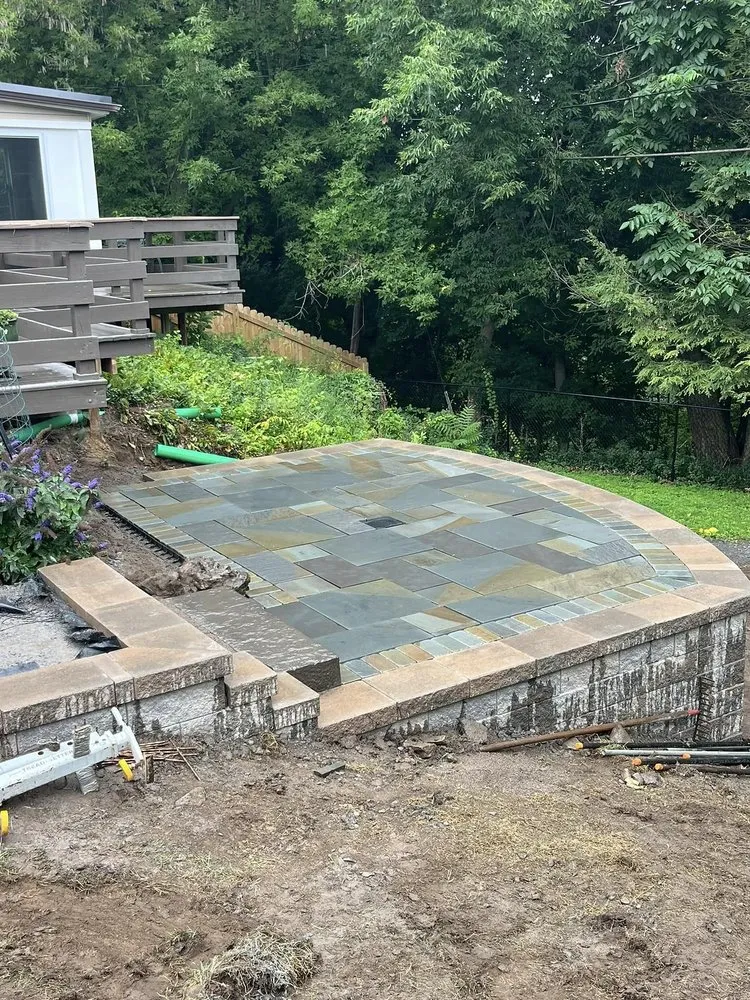 Professional lawn mowing service in Scottsville, NY by Evergreen Landscape Management