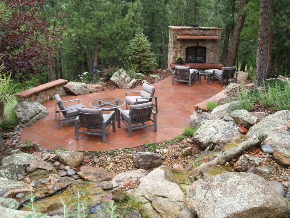 Local landscape installation for homes in Evergreen, CO by Evergreen Landscapes & Supply
