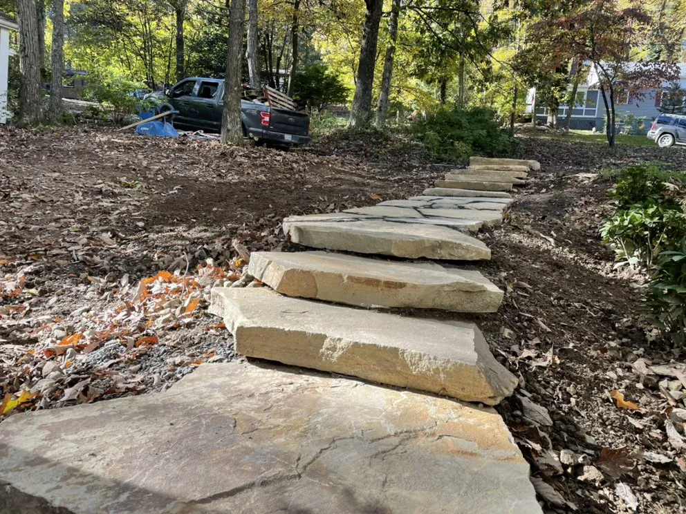Professional landscape installation with custom design across Hillsboro, VA - Evergreen Landscapes