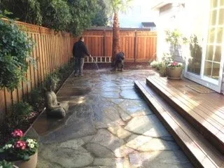 Professional yard cleanup service in San Mateo, CA by Evergreen Landscapes