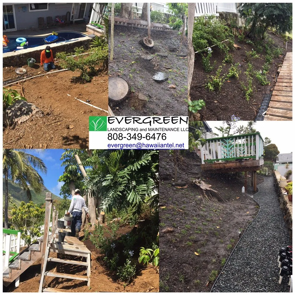 Expert garden landscaping for residential properties across Honolulu, HI - Evergreen Landscaping and Maintenance